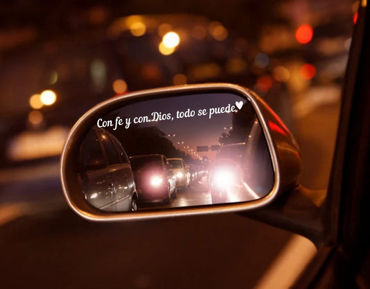 Con fe y con Dios, todo se puede♥ Sticker