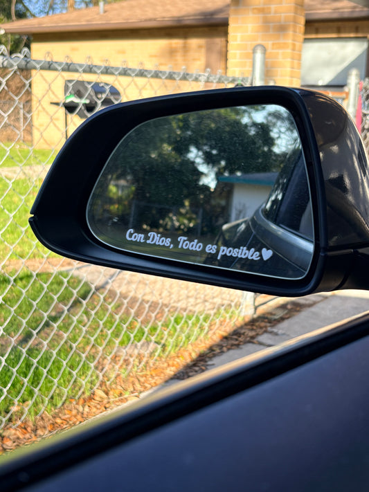 Con Dios, Todo es posible Sticker