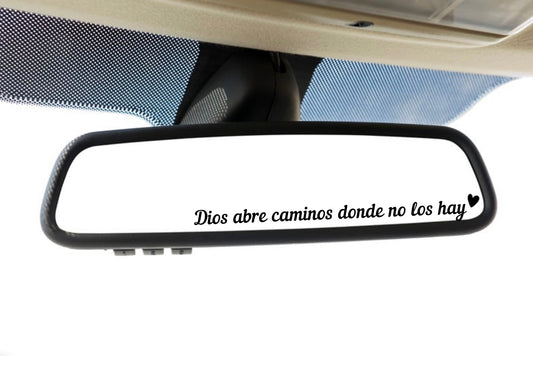 Dios abre caminos donde no los hay Sticker