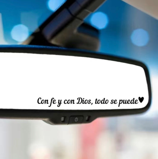 Con fe y con Dios, todo se puede♥ Sticker